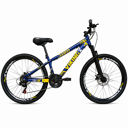 Bicicleta Aro 26 VikingX TUFF 25 Azul Escuro