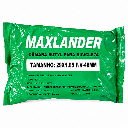 Camara 29 MAXLANDER Válvula Americana(Bico Grosso)