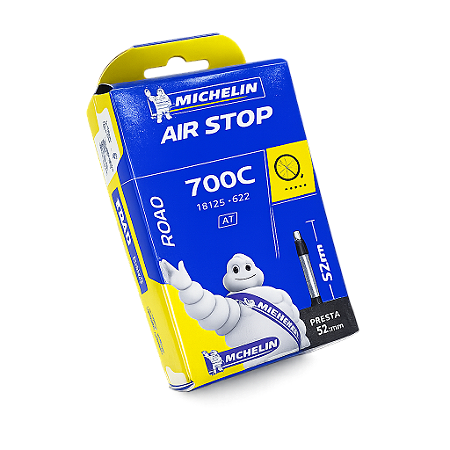 Camara de Ar 700 Michelin Válvula Presta (Bico Fino)