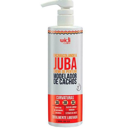 Encaracolando a JUBA Creme de Pentear - 500ml - Widi Care