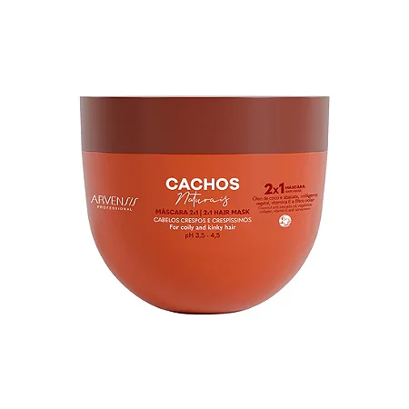 Máscara 2x1 Cachos Naturais 300g - Arvensis