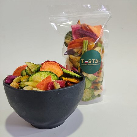 Chips de Vegetais Desidratados
