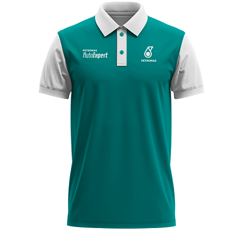 Camisa Polo AutoExpert Verde e Branca