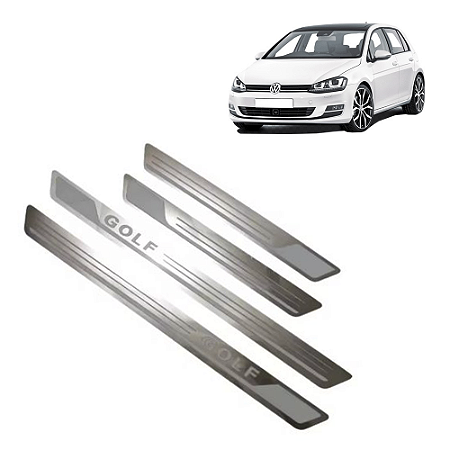 Soleira Em Aço Inox Para Volkswagen Golf MK7