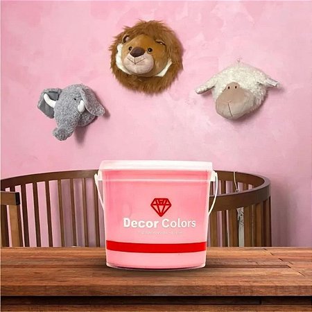 Cimento Diamantado Aveludado Baby Rosê 1,6 kg Decor Colors