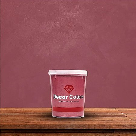 Cimento Diamantado Aveludado Rubi Marsala 1,6 kg Decor Colors