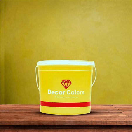 Cimento Diamantado Aveludado Amarelo 3,2 kg Decor Colors