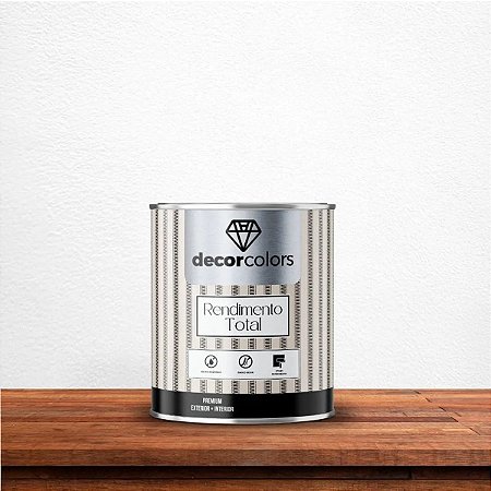 Tinta Premium Rendimento Total Decor Colors 3,6 Litros Branco