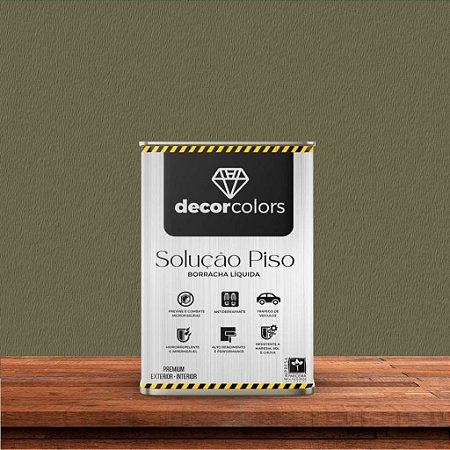 Tinta Borracha Líquida Piso 18 Litros Concreto Decor Colors