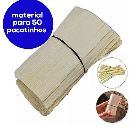 Kit Fabricação 1.000 Unidades De Palheiros