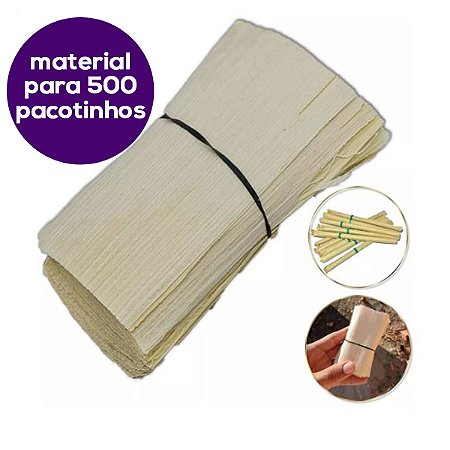 Kit Fabricação 10.000 Unidades De Palheiros
