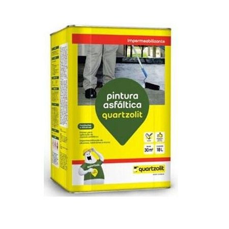 Impermeabil. Pintura Asfáltica Base Solvente Quartzolit