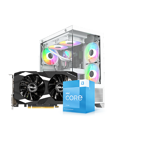 Kit PC Gamer i3 16Gb DDR4 Nvidia 1650 SSD NVMe 512GB