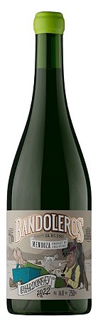 Vinho Branco Natural Bandoleros Chardonnay El Hueso 750 ml