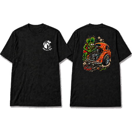 Camiseta Rat arrumando o motor do Fusca - UNISSEX