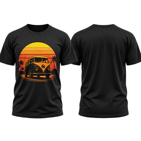 Camiseta Kombi Corujinha - UNISSEX