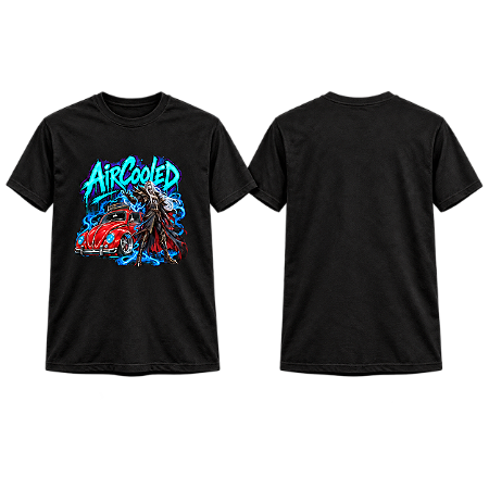 Camiseta Aircooled Fusca vermelho - UNISSEX