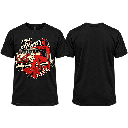 Camiseta Pin Up kombi vintage - UNISSEX