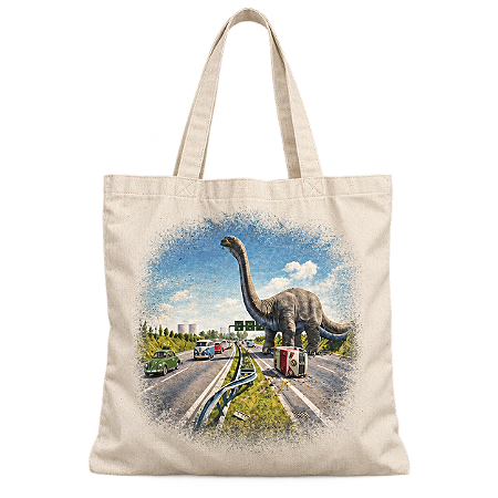Ecobag Dinossauro Retro