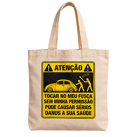 Ecobag Não mexa no meu fusca