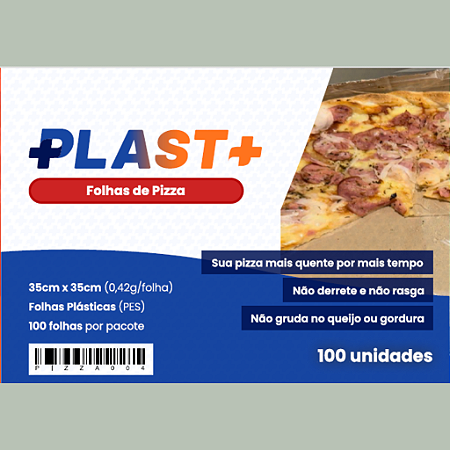 Separador de Pizza 35x35cm 100 unidades