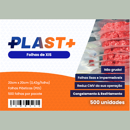 Separador Bife de Xis 20x20cm 500 unidades