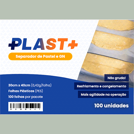 Separador de Galeto e Pastel 30x40cm 100 unidades
