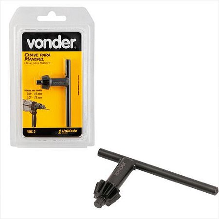 Chave para mandril 10 mm e 13 mm VDC 2 - Vonder