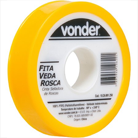 Fita veda-rosca 18 mm x 50 m - Vonder