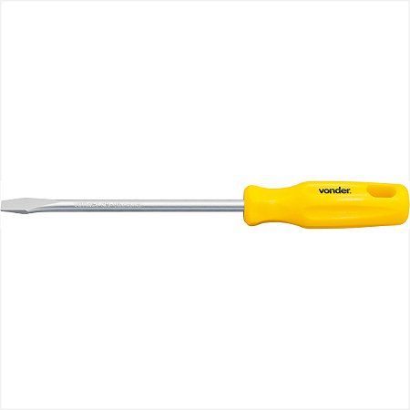 Chave de fenda 5/16" x 6" aço cromo vanádio magnetizada Vonder