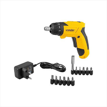Parafusadeira a Bateria 3,6V PBV 120 + Acessórios - Vonder