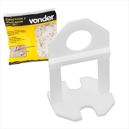 Nivelador e Espaçador para piso 1,0 mm 100 unid - Vonder