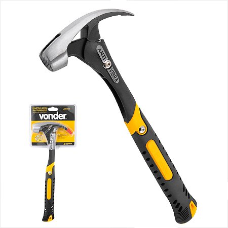 Martelo unha 25 mm antivibração profissional - Vonder