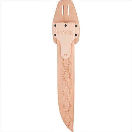 Bainha de couro fixa para facão 16" - Vonder