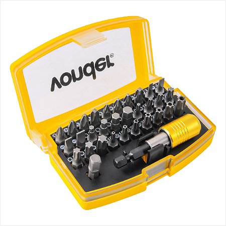 Kit bits/ponteiras 32 pçs encaixe sextavado com engate rápido Vonder