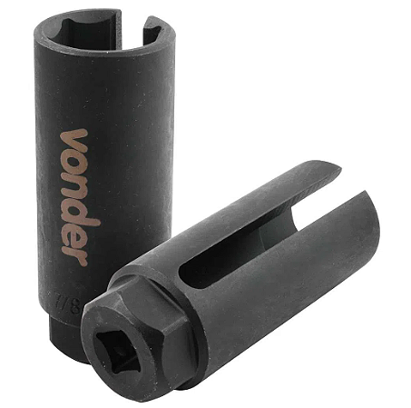 Chave para sonda lambda estriada de 22 mm aberta - Vonder
