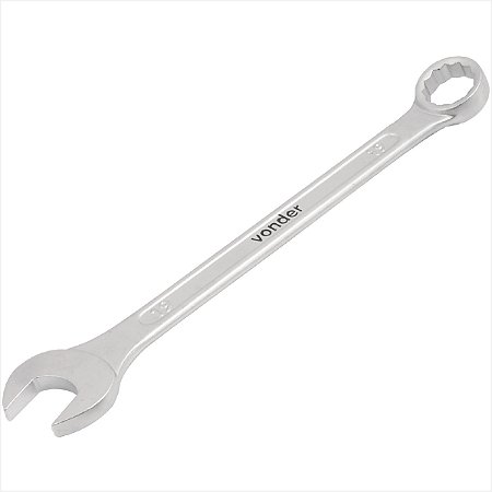 Chave combinada 19 mm aço cromo vanádio reta - Vonder