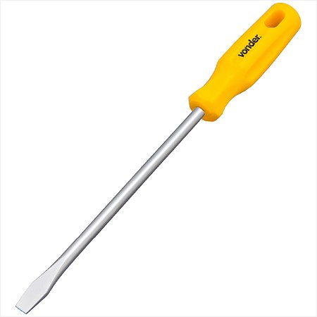 Chave de fenda 5/16" x 8" aço cromo vanádio magnetizada Vonder
