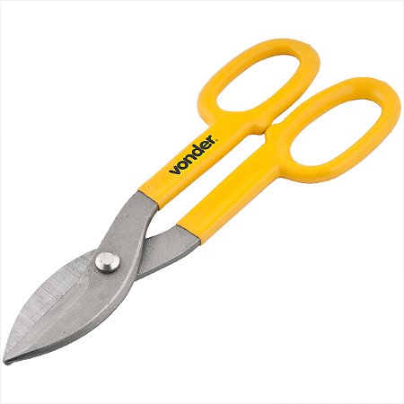 Tesoura 10" para chapas modelo americano corte reto - Vonder