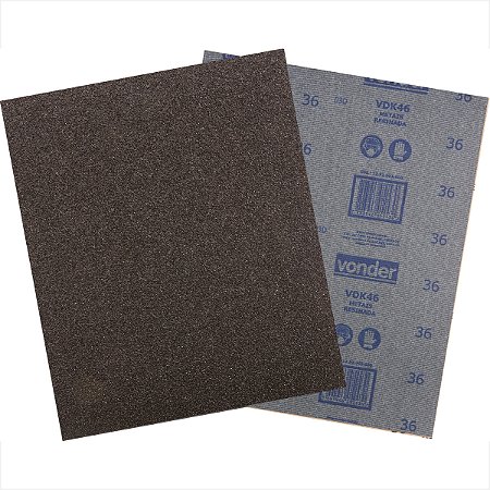 Lixa ferro LFV 0046 grão 100 com 25 folhas - Vonder