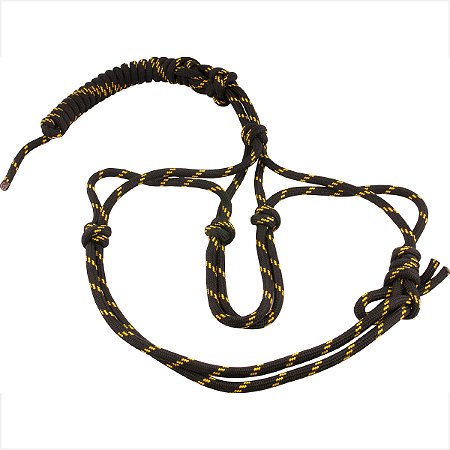 Cabresto simples com regulagem 8 mm preto e amarelo - Vonder