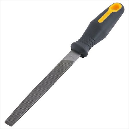 Lima chata bastarda 8" com cabo encartelada - Vonder