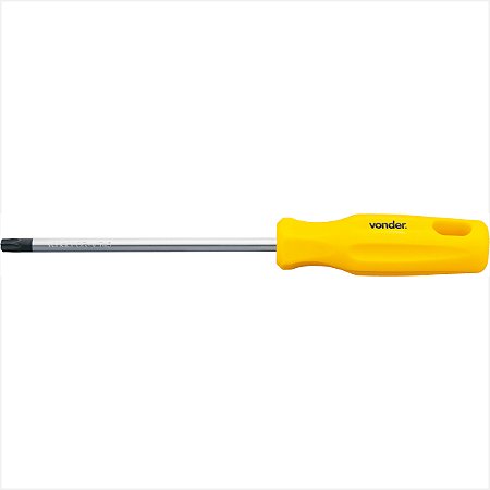 Chave hexalobular T45 com cabo reto - Vonder