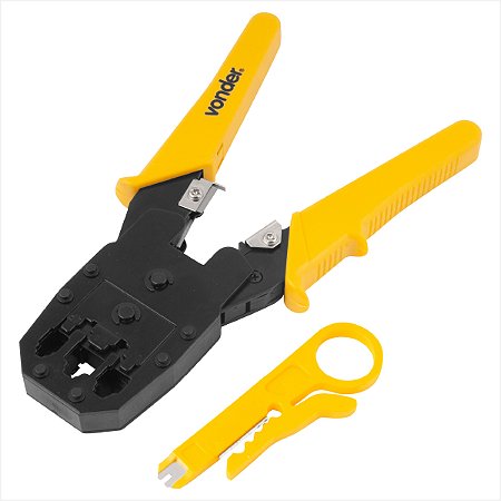 Alicate crimpador RJ11/RJ12/RJ45 ACV 245 - Vonder