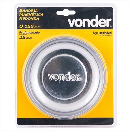 Bandeja magnética redonda 150 mm - Vonder