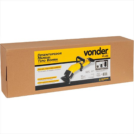 Desentupidor manual tipo bomba - Vonder Plus