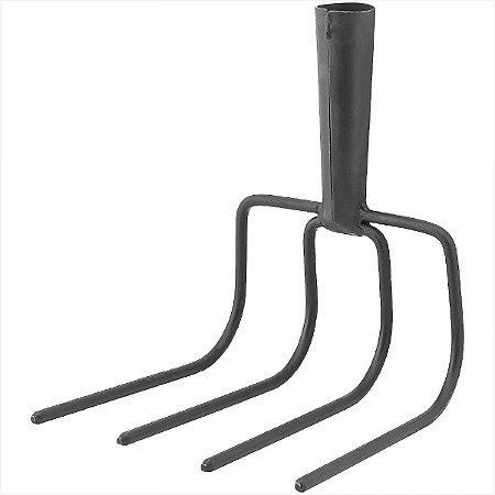Forcado curvo sem cabo 4 dentes - Vonder