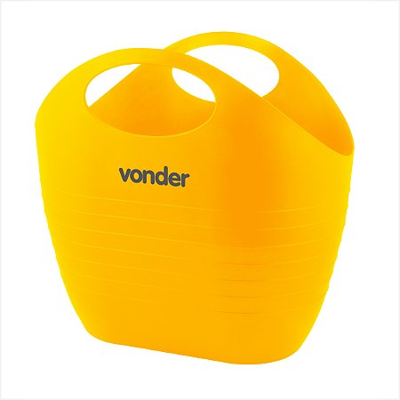 Bolsa plástica multiuso 8,5 litros amarela - Vonder