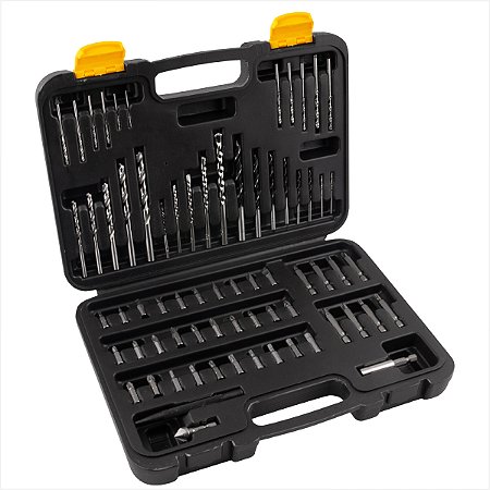 Kit combinado brocas e bits com 70 peças - Vonder