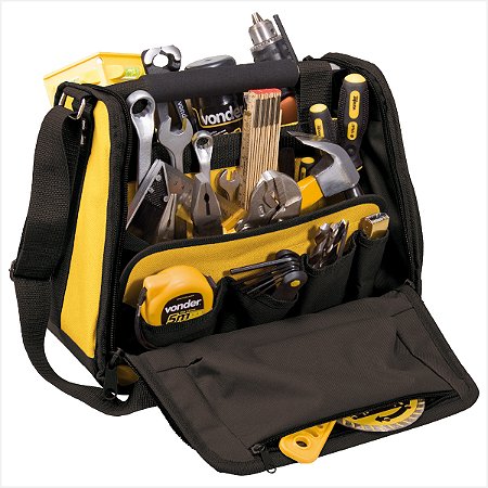 Bolsa em lona 39,0 cm x 22,0 cm x 30,0 cm BL 050 - Vonder